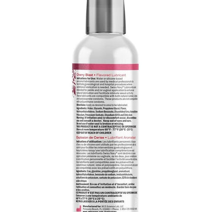 Swiss Navy Desire Cherry Blast Water-Based Flavored Lubricant 2 oz.