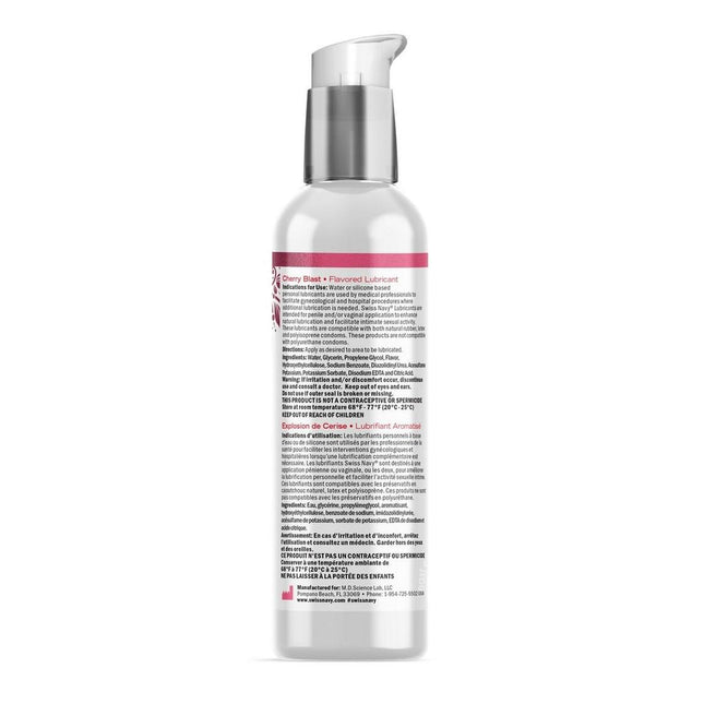 Swiss Navy Desire Cherry Blast Water-Based Flavored Lubricant 2 oz.