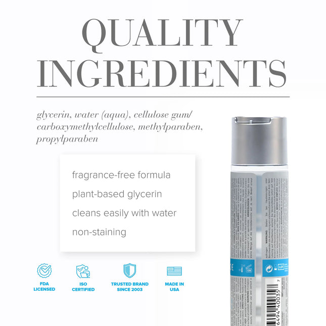 JO H2O Original Water Based Lubricant - ilubes