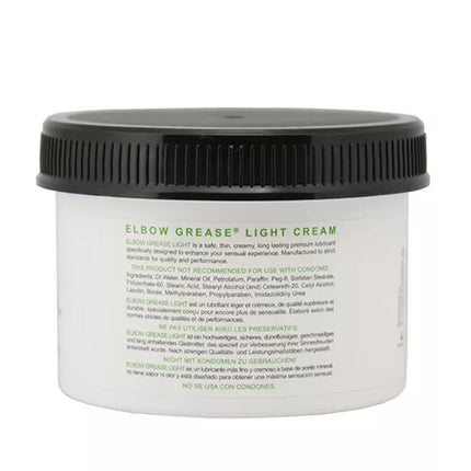 Elbow Grease Oil Cream Lubricant Light 9oz