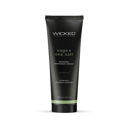 Wicked Sage + Sea Salta Massage Cream - ilubes