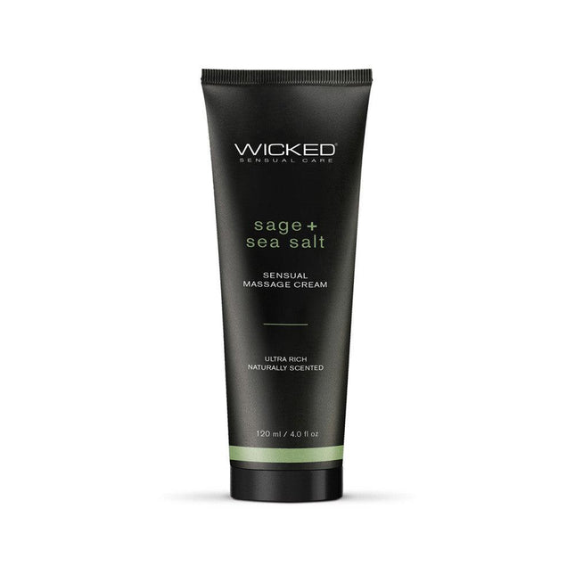 Wicked Sage + Sea Salta Massage Cream - ilubes
