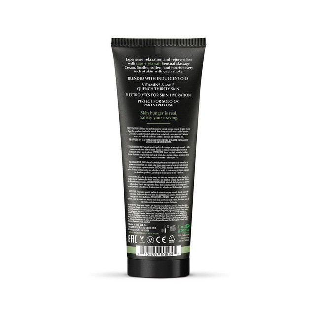 Wicked Sage + Sea Salta Massage Cream - ilubes